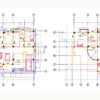 21mx16m duplex house plan and design autocad files