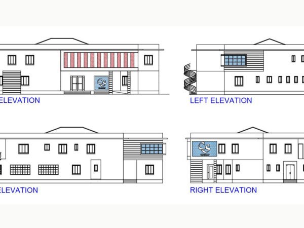 2 Story Office Building design