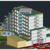 Five star hotel 3D design autocad file