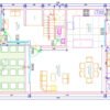 House Floor Plan of 15mx8m