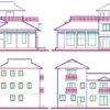 21mx16m duplex house plan and design autocad files