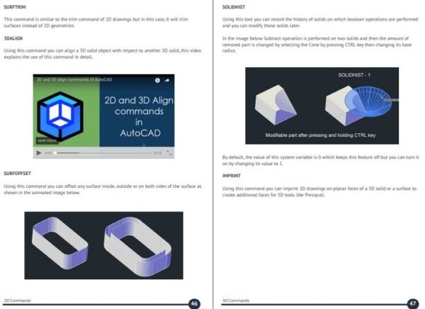 150 AutoCAD Command and Shortcut list in PDF eBook