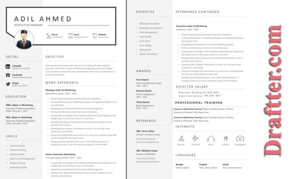 Job CV Template