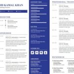 Modern CV template Word free download