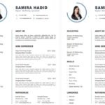 Simple CV format