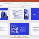 Then and now powerpoint template for business free