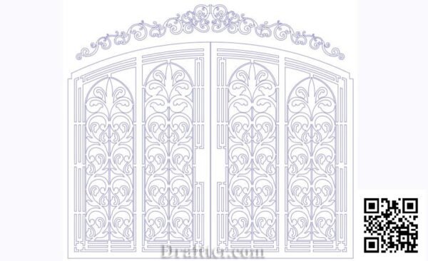 Main entrance gate dwg