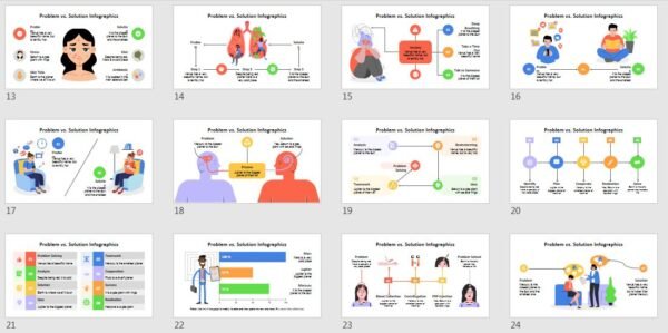 Problem and Solution PPT template Free Download