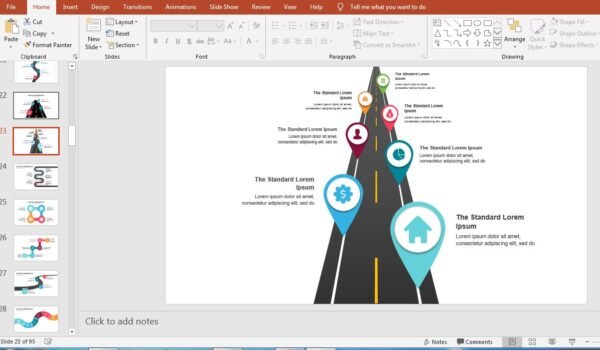 Road map Infographics PowerPoint Templates