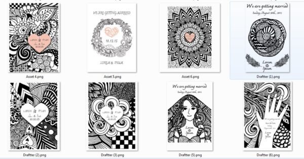 Card Zentangle Designs free download