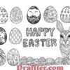 Easter png transparent black and white free download