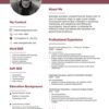 Modern CV template Word free download