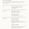 Simple resume template free download