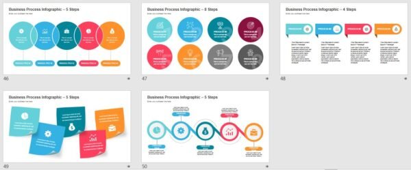 Process infographic PPT Free download