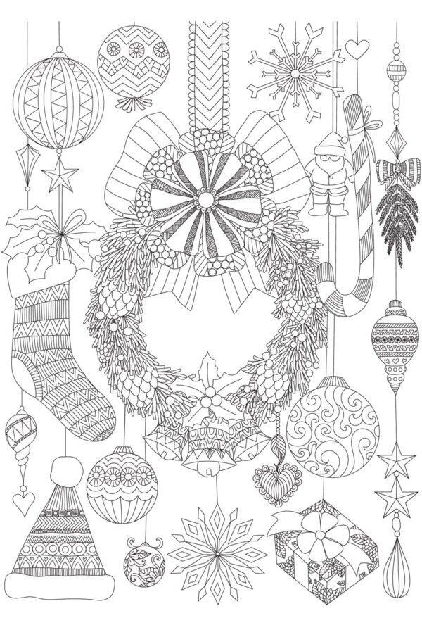 Merry Christmas clip art black and white