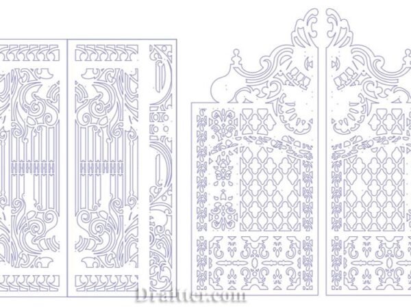 Autocad gate design blocks free