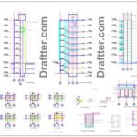 Commercial Building Elevator Project Details Drawing