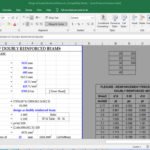 Design of doubly reinforced beams excel free