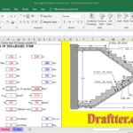 Dog-legged Staircase design excel sheet