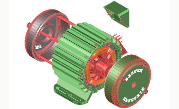 Electric Motor 3D Design