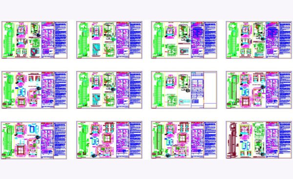 Elevators Design with Electrical Connector CAD Files