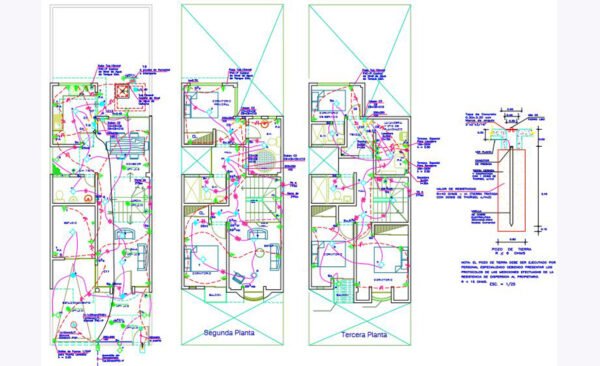 Apartment Electrical Drawing CAD Files