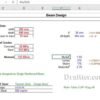 Beam Design Calculation