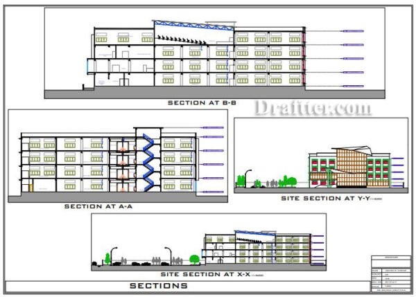 Proposed Public Library Section View