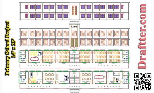 140' x 25' Primary School Project