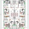 50' x 72' Seven Story Residential Building Floor Plans and Designs