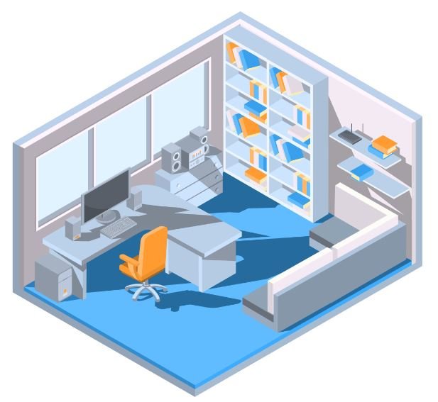 Home Office Floor Plan