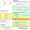 Combined footing Design Excel sheet ACI 318