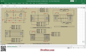 Combined footing Design Excel sheet ACI 318 - USD