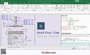 Isolated footing Design Excel Sheet ACI 318 Free Download